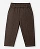 Babyoye Cotton Woven Twill Full Length Trousers in Grey