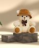 Goldenhub Soft Plush Teddy Bear with Cap, 20 cm, Butter Texture