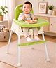 4-in-1 Convertible High Chair for Babies - Green| Adjustable Footrest| Safety Harness| Converts to Booster, Low Chair & Small Feeding Chair| 6 Months3 Years