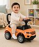 2 in 1 Ride-On & Push Car for Kids Orange| Musical Horn| Direction Control Steering| Safety Guard| High Backrest| Under-Seat Storage| Up to 25 kg| Toy for 1-3 Years Boys & Girls