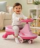 Twister Swing Car for Kids Pink| Smooth Self-Driven Motion| Easy Swing| Comfortable Seat| Durable Build| Ride-on Toy for 3 yrs+ Boys & Girls| Gifting Option to Promote Physical Activity