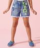 Tiny Girl Denim Woven Washed & Distressed Shorts - Light Blue