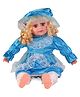 Smiles Creation Doll With Cap Blue - Height 37 cm