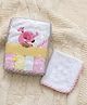 COZY VIBES Soft Hooded Towel With 4 Face Napkins | 100% Cotton Soft | Easy to Wrap Baby Completely with Hood - PACK OF 1 - COLOR MAY VARY
