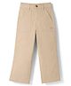 UCB Cotton Woven Full Length Mix & Match Ribstop Solid Trousers - Biege