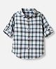 UCB Cotton Woven Full Sleeves Checks Shirt - Green