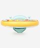 DECATHLON - Polyvinyl Chloride Printed Inflatable Baby Seat Swim Ring - Yellow