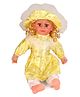 Smiles Creation Doll With Cap Yellow - Height 37 cm