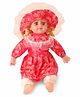 Smiles Creation Musical Doll With Cap Red - Height 36.5 cm