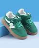 Babyoye Velcro Closure Casual Shoes With Heart Print - Green