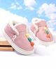 Cute Walk by Babyhug Winter Shoes with Applique - Pink