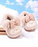 Cute Walk by Babyhug Slip On Winter Shoes With Bow Applique - Pink