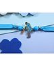 Kamule Boys Cricket Champion Charm Rakhi - Sky Blue