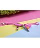 Kamule Girls School Backpack Charm Lumba Rakhi - Pink