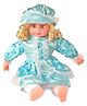 Smiles Creation Musical Doll With Cap Sky Blue - Height 36.5 cm