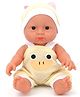 FunBlast 22 cm Realistic Baby Doll Toy for Kids with Rotatable Arms & Legs - Pack of 1 (Yellow)