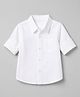 Babyhug 100% Cotton Woven Solid Shirt with Full Sleeves in White for 4-5 Years