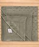 I Bears Cotton Knit Towel & Wrappers L 90 x B 75 cm - Olive Green