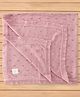 I Bears Cotton Knit Solid Towel L 95 x B 95 cm - Light Pink