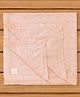 I Bears Cotton Knit Solid Towel L 95 x B 95 cm - Peach