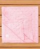 I Bears Cotton Knit Solid Towel L 95 x B 95 cm -Pink