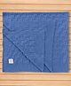 I Bears Cotton Knit Towel & Wrappers L 85 x B 85 cm - Med Blue