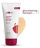 Plum Saffron & Papaya Glow Bright Face Wash Gentle Sulphate Free with Vitamin B5 & Glycerin - 50 ml