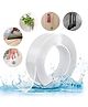 ADKD Transparent Double Sided Nano Tape Roll, Strong Reusable Gel Mounting Tape For Wall, Kitchen, Bathroom, Office, No Drill Adhesive Tape For Home Utility