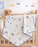Reexplore Super Soft 3 Layered Knitted Cotton Baby Swaddle Cloth for New Born Babies (85 x 85 cm, 0-9 Months)
