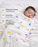 Reexplore Super Soft 3 Layered Knitted Cotton Baby Swaddle Cloth for New Born Babies (85 x 85 cm, 0-9 Months)