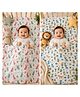 Reexplore  Soft Organic Lightweight & Breathable Muslin Cotton Swaddle or Blankets for New born(100X100cm, 0-18 Months, Pack of 2)