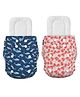 Little Pea Cloth Diaper - Hearts, Ocean, Pack of 2