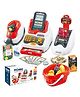 NEGOCIO Supermarket Toy Simulation Game with Machine Cash Register Card Reader Product and Food Scanner Models Fruits Role Toys 33 Pieces for Children's Education - PACK OF 1 - COLOR MAY VARY