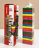 NEGOCIO 54 Pcs Colourful Wooden Blocks  Indoor Balancing & Building Game, Montessori Wooden Toys, Kids Activity Tower Block - PACK OF 1 - COLOR MAY VARY