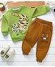Mark & Mia Cotton Winter Wear Suits with Full Sleeves and Tiger Print - Green