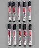 Nataraj Whiteboard Marker with Bullet Tip & Fast Drying Ink - Black