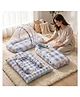 StarAndDaisy Baby Carry Nest Combo Set Baby Lounger Bedding Nest Mosquito Net Portable Foldable Infant Bed for 0 to 12 Months Soft Mattress with Cushion Comfortable and Lightweight