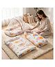 StarAndDaisy Baby Carry Nest Combo Set Baby Lounger Bedding Nest Mosquito Net Portable Foldable Infant Bed for 0 to 12 Months Soft Mattress with Cushion Comfortable and Lightweight