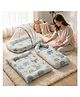 StarAndDaisy Baby Carry Nest Combo Set Baby Lounger Bedding Nest Mosquito Net Portable Foldable Infant Bed for 0 to 12 Months Soft Mattress with Cushion Comfortable and Lightweight