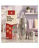 StarAndDaisy Baby Milk Bottle for new Born/Infant/Toddler 150 ML SUS 304 Steel Baby Feeding Bottle for 0+ Months, BPA Free Leakproof Bottle, Anti Colic, Easy to Clean -Silver