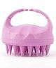 MOMISY Scalp Massager Shampoo Brush Soft Silicone Bristle Scalp Scrubber for Hair and Dandruff Care - Purple