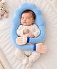 ZOE Cloud Shape Hugging Pillow - Grey| Soft Baby Support Pillow| Ergonomic Hugging Design| Breathable Skin-Friendly Fabric| Lightweight & Cushioned| Multipurpose Use| 0-12 Months