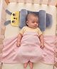 Zoe Bunny Adjustable Baby Head Shaping Pillow Grey| Newborn Anti Flat Head Pillow| Soft Breathable Support Cushion with Side Adjustment| Soft Breathable Cushion & Side Bolsters