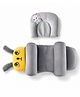 ZOE Head Shaping Pillow Combo U Shape Pillow & Adjustable Pillow - Grey| Anti Flat Head Baby Pillow Set| Soft Breathable Head & Neck Support Cushions| Comfortable Sleep Pillows