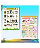 Early Learning Educational Wall Charts for Kids Preschool Nursery & Homeschool Learning Posters, Animals Chart and Numbers 1 to 20 Chart for Classroom & Home Ages 2 to 10-English