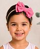 Bembika Bow Applique Detailed  Headband - Pink