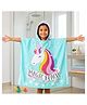 Famyo Magic Beach Hooded Poncho Towel for Kids - Quick Dry Microfiber Bath & Beach Towel (1 to 7 Years)