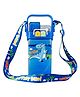 Elecart Dino Kid's Cartoon Water Bottle with Adjustable Strap | 500ML Leak-Proof Double Straw Sipper Bottle for Kids | BPA-Free Portable Tumbler for School, Travel, Sports & Outdoor Activities (Dino)