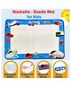 YAMAMA Magical Water Doodle Mat | Magic Coloring Mat for Kids | Reusable Water Doodle Mat | Washable Aqua Drawing Mat | DIY Educational Coloring Sheet for Toddlers | Mess-Free Art Toy - Blue