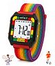 SPIKY Striped Digital Watch -  Multi Colour